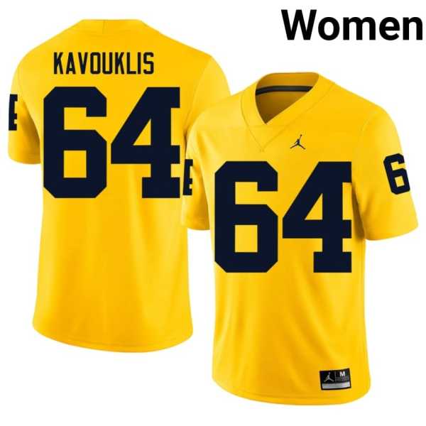 Women20202520James20Kavouklis20michigan20wolverines20football20jersey20maize.jpg