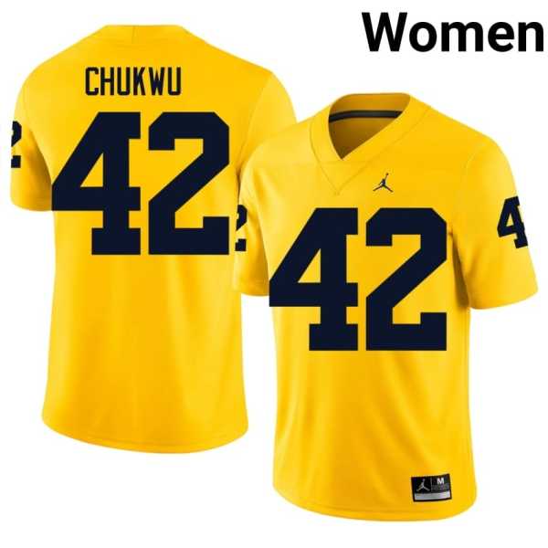 Women20202520Jeffrey20Chukwu20michigan20wolverines20football20jersey20maize.jpg