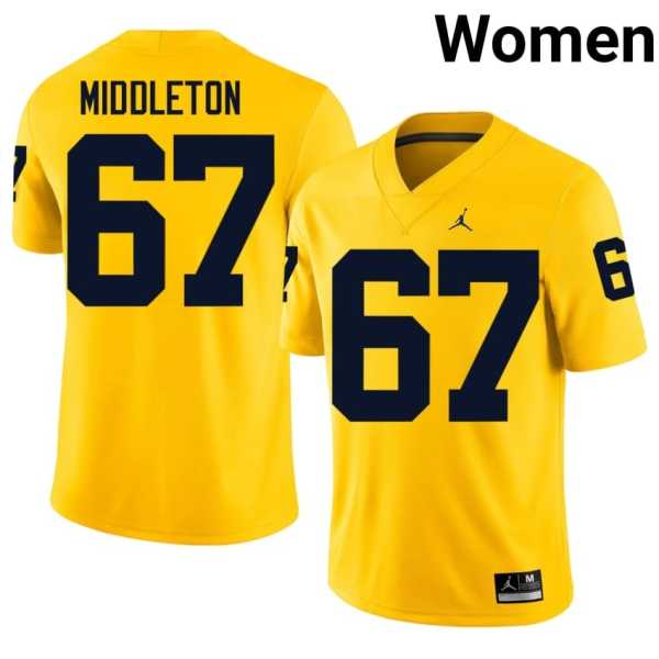 Women20202520Trent20Middleton20michigan20wolverines20football20jersey20maize.jpg