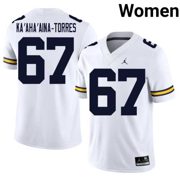 Women20202620Houston20Ka20aha20aina-Torres20michigan20wolverines20football20jersey20white.jpg