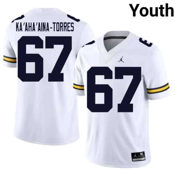 Youth20202620Houston20Ka20aha20aina-Torres20michigan20wolverines20football20jersey20white.jpg